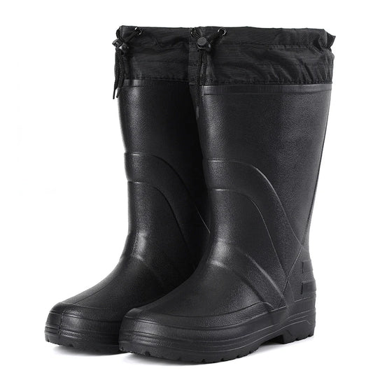 2025 Men’s High-Quality EVA Rain Boots – Non-Slip, Waterproof Winter Snow & Work Shoes with Platform