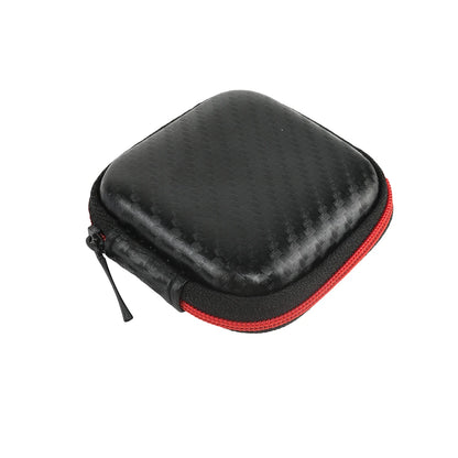 KZ Earphone Case – Portable EVA Zipper Headset Storage Box with Logo, Square Compression Organizer for Headphones
