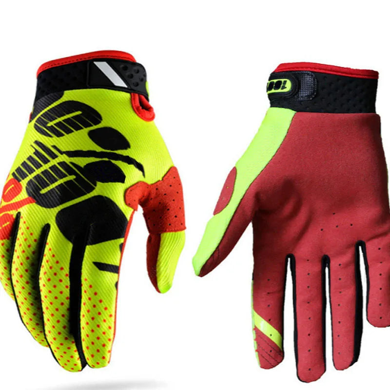 JET Full-Finger MTB Cycling Gloves - Breathable Touchscreen Motocross, BMX & Mountain Bike Riding Gloves