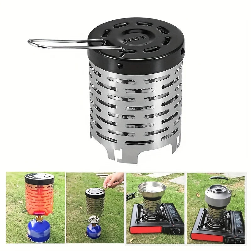 Stainless Steel Camping Heating Stove - Outdoor Infrared Heater & Portable Baking Stove