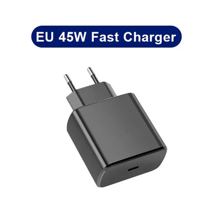 PD 45W USB-C Fast Charger — High-Speed Wall Adapter for Samsung Galaxy S24/S23 Ultra, Note, iPhone 15, Xiaomi 14