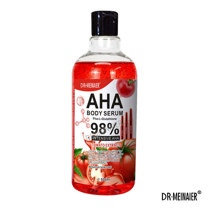 500ml AHA Moisturizing Face & Body Serum - Hydrating, Brightening & Firming Skin Care for Women & Men