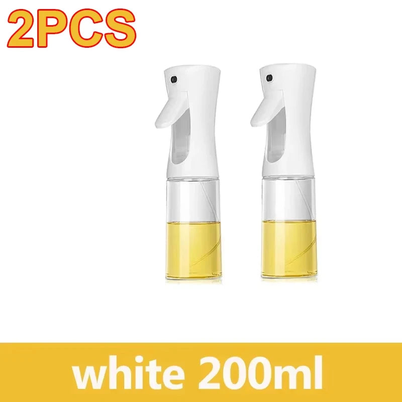 Oil Spray Bottle - 200/300/500ml Cooking Olive Oil Sprayer for BBQ Baking Vinegar & Kitchen Use