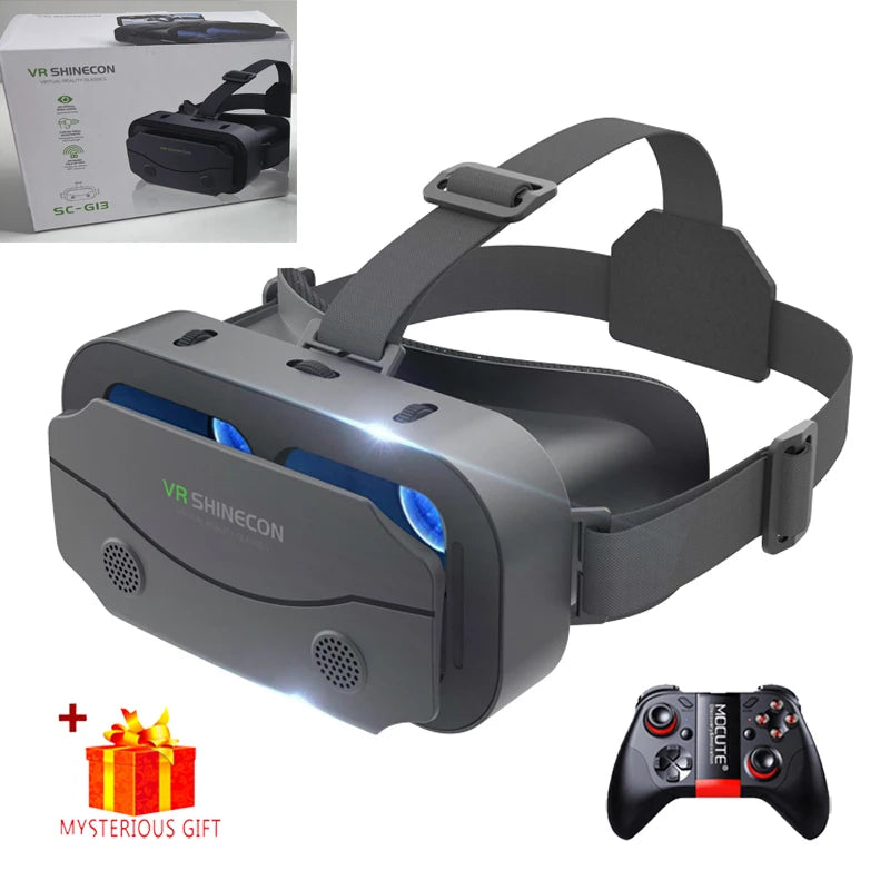VR Glasses Virtual Reality Headset – 3D Lenses Smart Goggles for Smartphones, Mobile Game Accessory