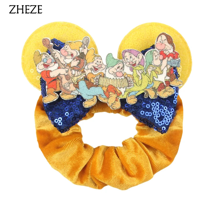 Velvet Mouse Scrunchies - Cute Elastic Ponytail Holders & Hair Accessories for Girls