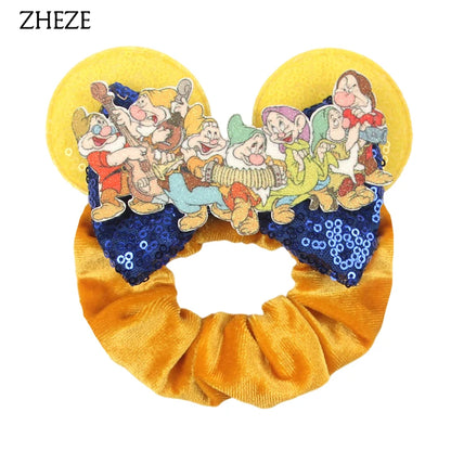 Velvet Mouse Scrunchies - Cute Elastic Ponytail Holders & Hair Accessories for Girls