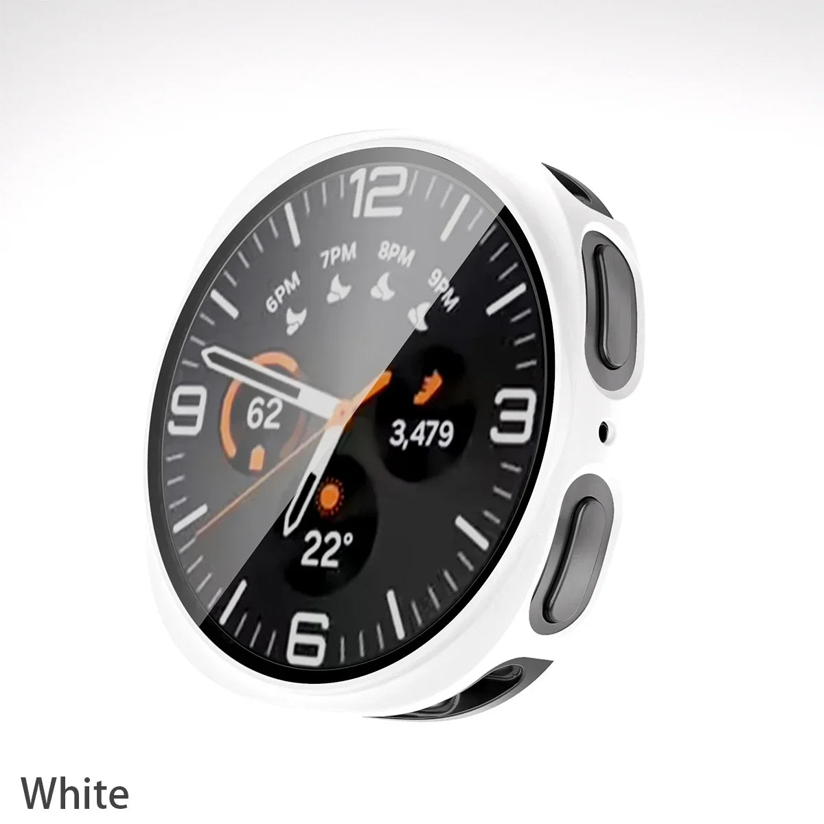 Samsung Galaxy Watch 8 Screen Protector Case – Full Coverage Tempered Glass & Scratch-Resistant Bumper Cover for 40mm/44mm Watch 8