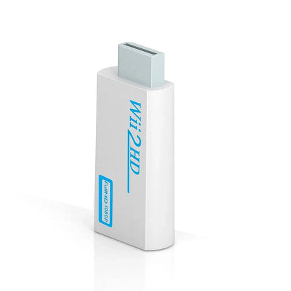 Wii to HDMI-Compatible Converter Adapter – 1080P Full HD with 3.5mm Audio for PC, HDTV & Monitor