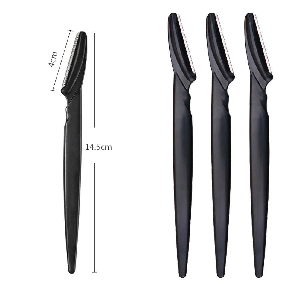 Portable Eyebrow Trimmer & Face Razor – Hair Remover Blades for Eyebrow Epilation and Makeup Grooming