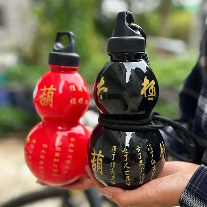 800ml Large Capacity Gourd Water Bottle – Style Leakproof Kettle for Kids, School & Sports