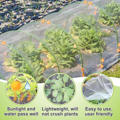 Garden Insect Protection Net – Plant & Vegetable Care Cover for Tomato, Pepper, Fruit, Pest & Bird Control