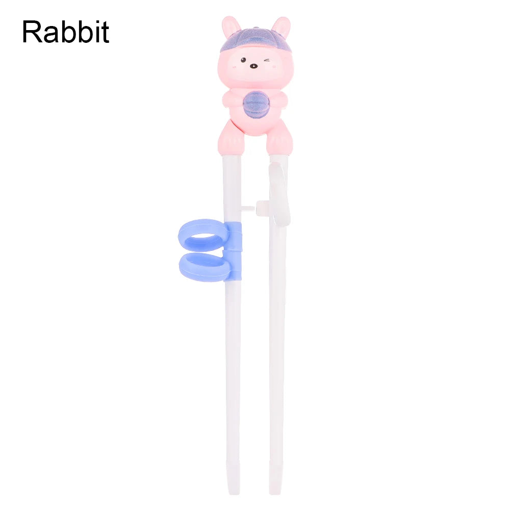 Cartoon Animal Training Chopsticks - Reusable Kids Learning Chopsticks for Baby Self-Feeding
