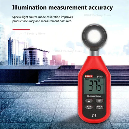 UNI-T Digital Meter Series - UT383/BT Light Meter, UT363/BT Anemometer, UT353/BT Sound Meter & UT333/BT Temperature Humidity Meter