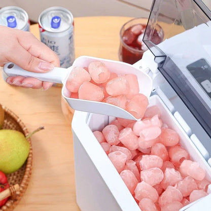 110V/220V Electric Ice Maker – Portable Automatic Bullet & Round Ice Cube Machine, Professional Use