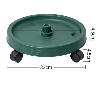Vertical Stackable Garden Planter Tower - Multi-Layer Flower Pot with Rolling Casters