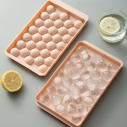 33-Cavity Ice Ball & Popsicle Mold — PP Tray for Whiskey, Ice Cubes, Lollipops, DIY Kitchen Accessories