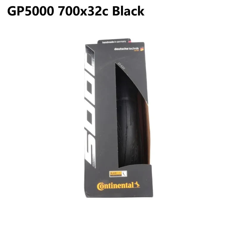 Continental Grand Prix 5000 Road Bike Tire – 700C, 700x25c, 700x23c, 700x28c, 700x32c Folding Black Tire