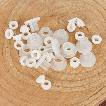 M2-M16 Nylon Step T-Type Washers — Plastic Insulated Crystal Gaskets for M2, M3, M4, M5, M6, M8, M10, M12, M14, M16