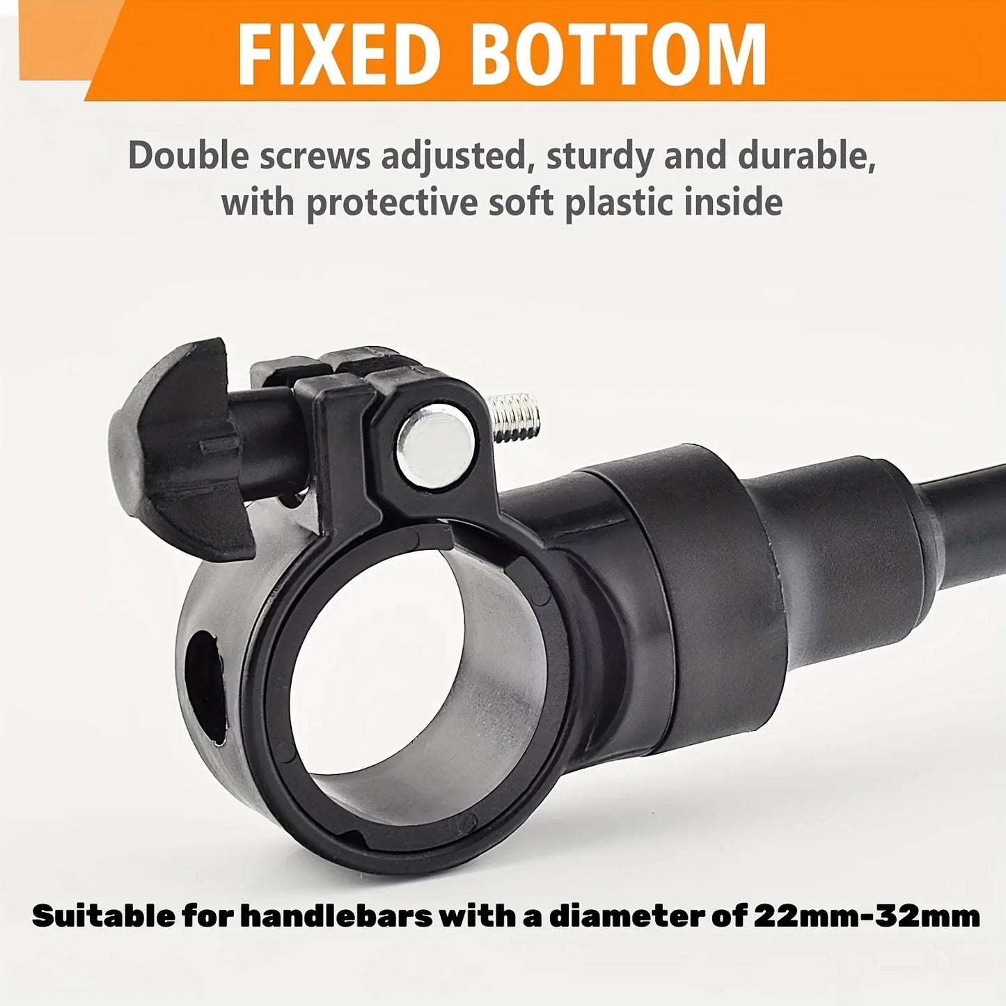 360° Rotatable Bicycle Rearview Handlebar Mirrors – Adjustable Bendable Hose for Mountain Bikes & Motorcycles