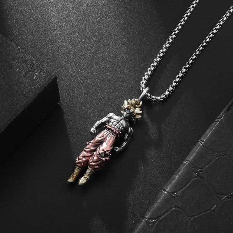Dragon Ball Z Super Saiyan Son Goku Alloy Hip Hop Pendant – Anime Cartoon Jewelry