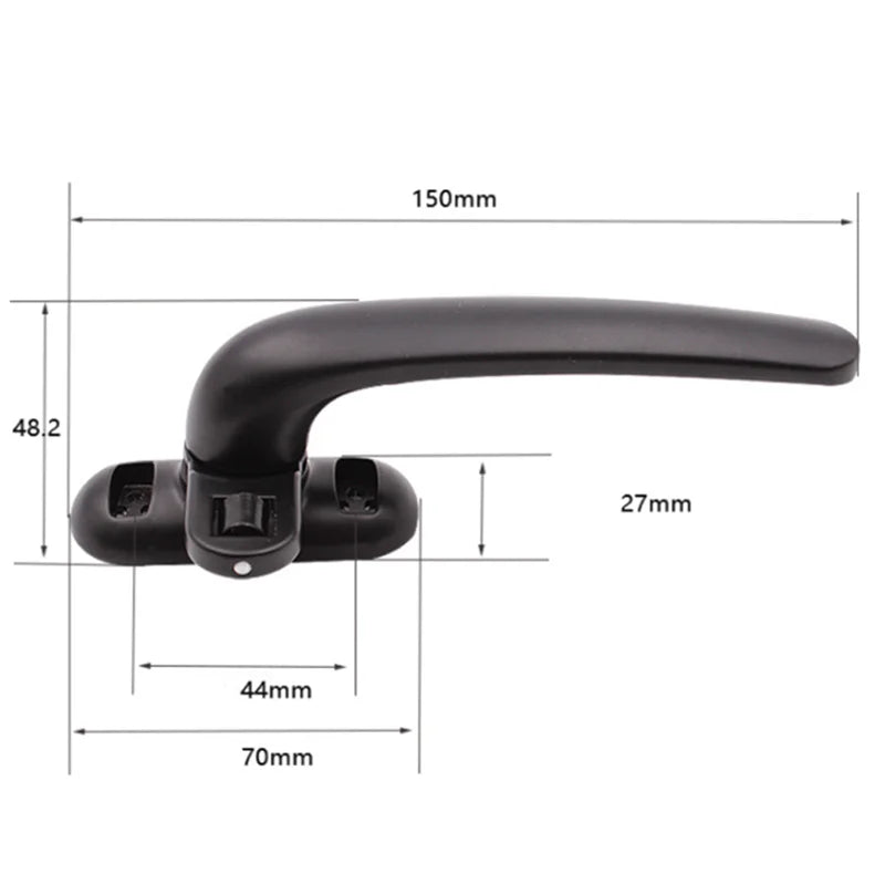 Universal Window Handle Key Lock – Security Door Handle for Kids, Suitable for Double Glazing Windows, Easy Turn Design