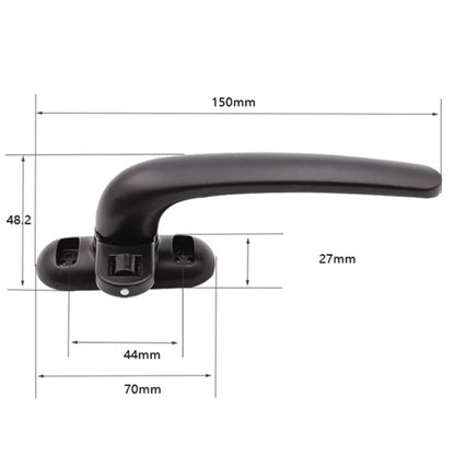 Universal Window Handle Key Lock – Security Door Handle for Kids, Suitable for Double Glazing Windows, Easy Turn Design