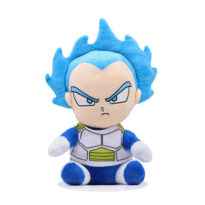 20cm Dragon Ball Anime Plush Toys - Super Saiyan Goku, Vegeta, Piccolo, Trunks and Gohan Stuffed Dolls