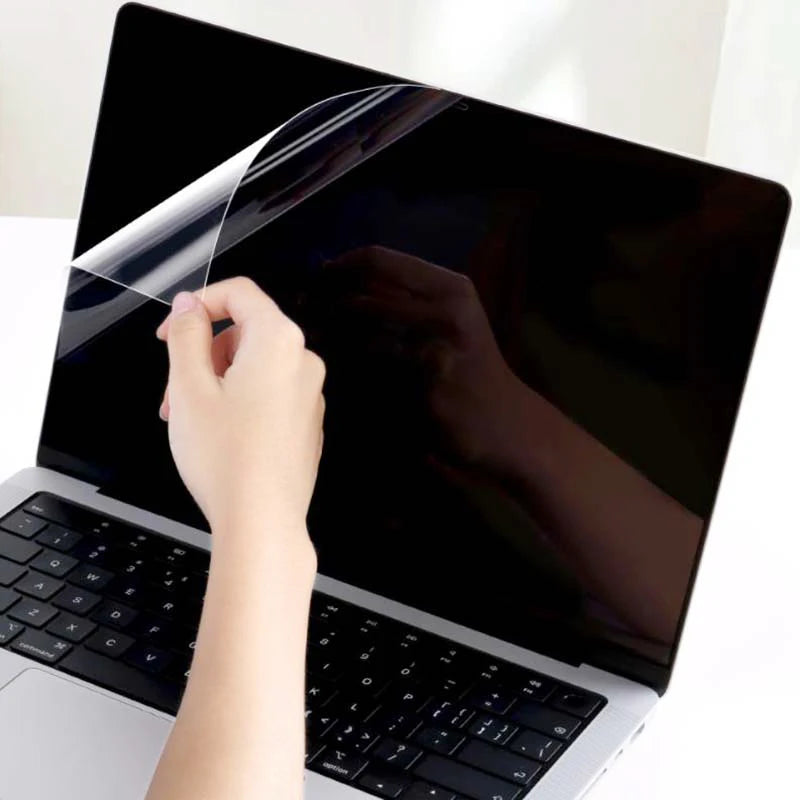 HD Clear Screen Protector for MacBook Pro & Air — Soft Film for 13", 14", 15", 16" (M1 & M2, Pro & Max)