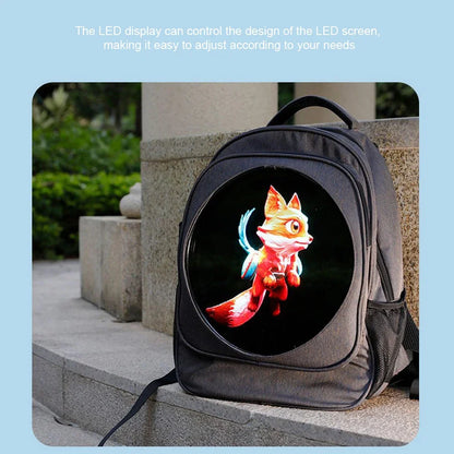 3D Hologram Projector Backpack - Portable LED Advertising Display with Holographic Fan & Outdoor Use