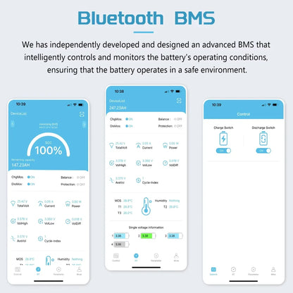 LiFePO4 48V 300Ah 15kWh Battery Pack – 6000+ Cycles, Bluetooth, RS485 CAN BMS, 51.2V Options, EU Stock