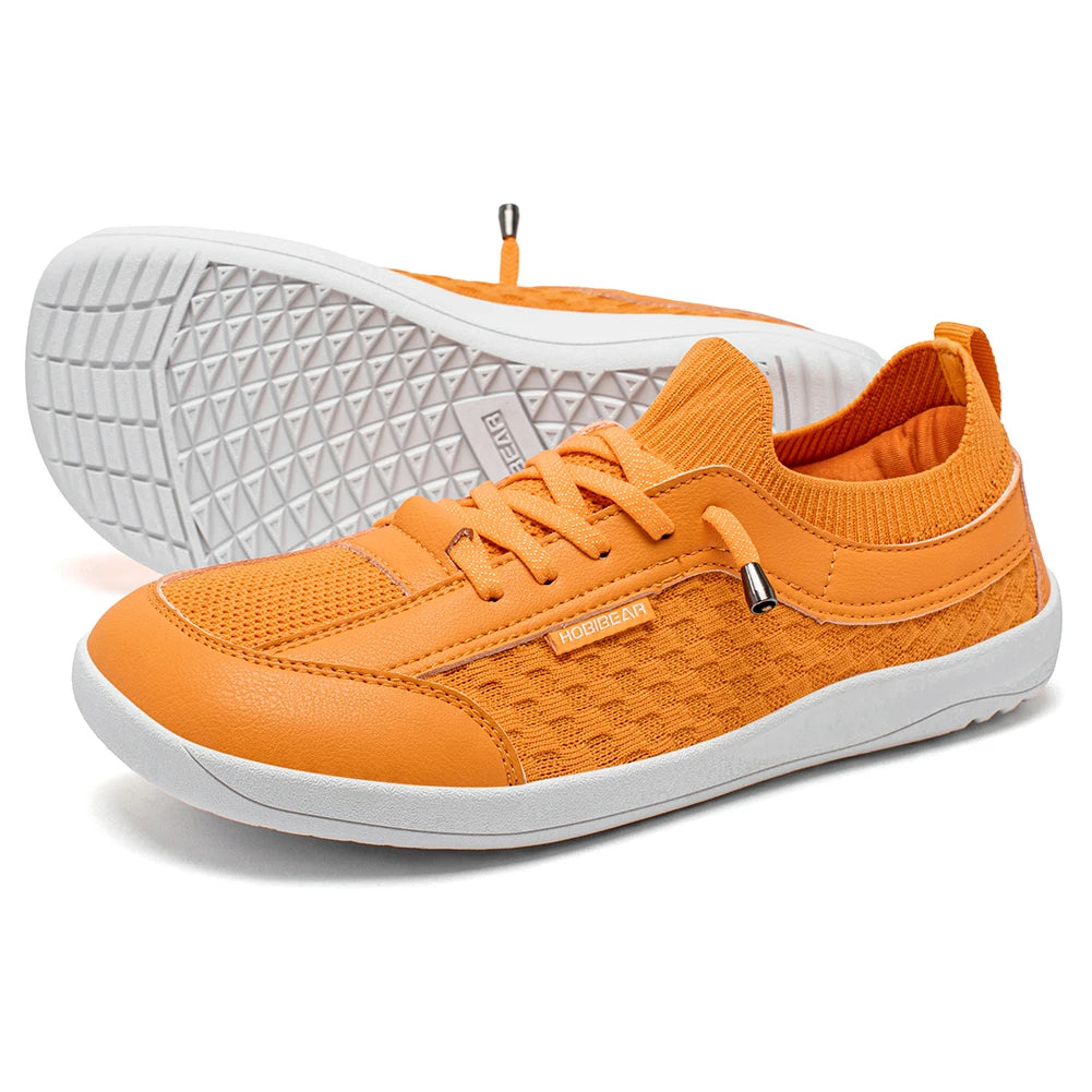 HOBIBEAR Barefoot Shoes – Lightweight, Breathable Slip-On Minimalist Walking Sneakers for Men & Women, Wide Toe, Zero Drop Sole