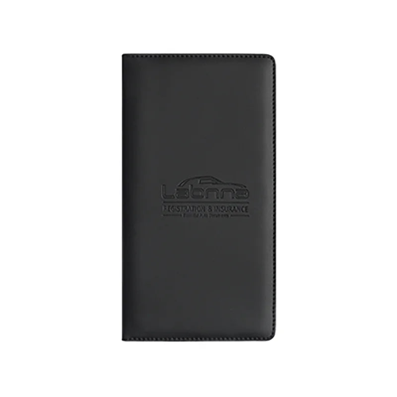 Men & Women Car Registration & Insurance Card Holder – PU Leather License Holder for Driver's License