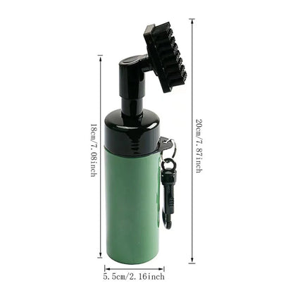 Golf Club Groove Cleaner Brush – Automatic Leakproof Spray Bottle with Professional Portable Cleaning Kit