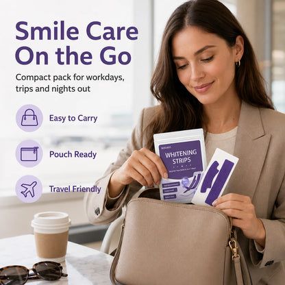 Oral Beauty Smile Strips - Easy-to-Use Daily Smile Care Patches for Your At-Home Beauty Routine