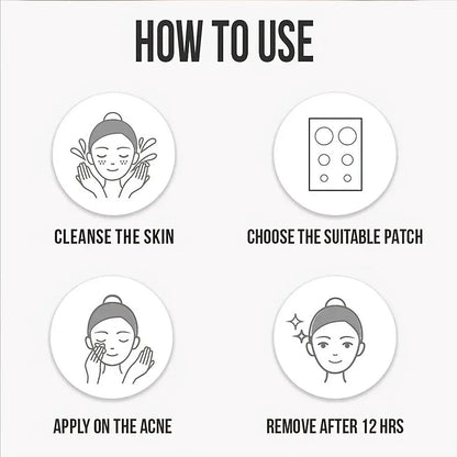 360PCS Colorful Invisible Pimple Removal Hydrocolloid Patches – Anti-Acne Spot Concealer Beauty Repair Stickers