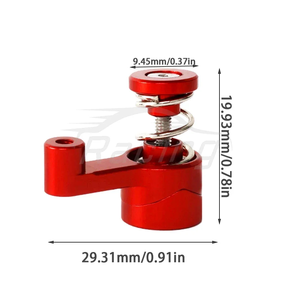 21T Aluminum Alloy Servo Saver & Arms Set | Metal Upgrade for MJX 14210/14209/14702B RC Monster Trucks