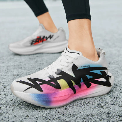 Men's & Women's Carbon Plate Running Shoes - Lightweight Marathon Training & Race Sneakers