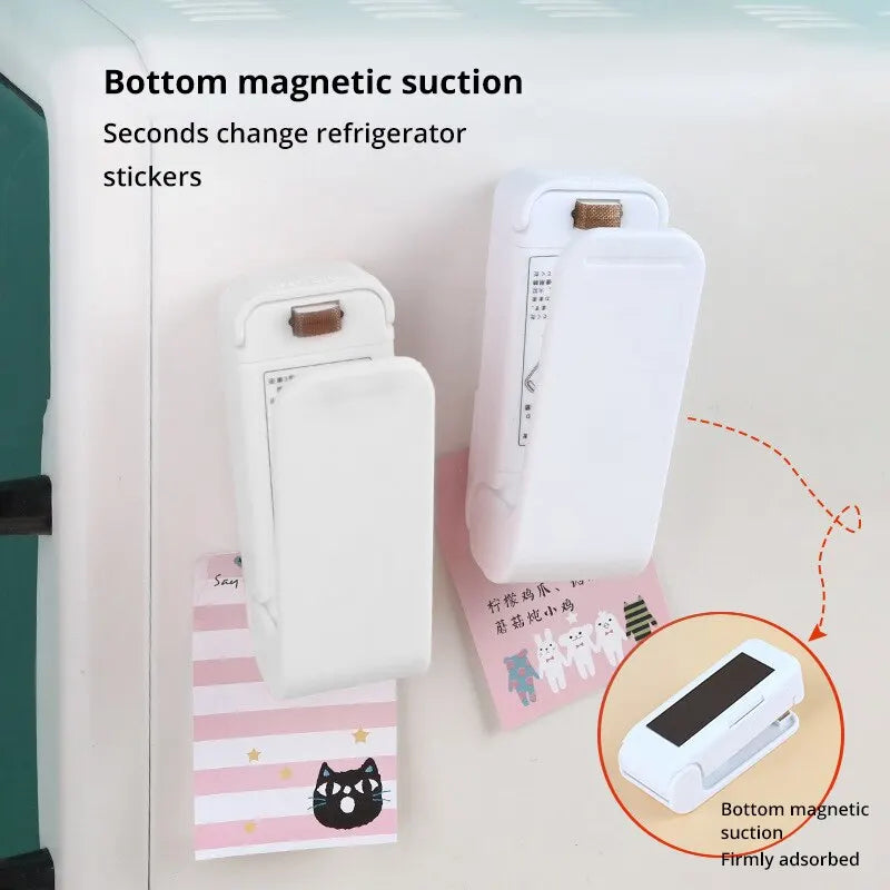 Mini Heat Bag Sealing Machine – Portable Food Bag Sealer, Thermal Plastic Closure for Kitchen Packing