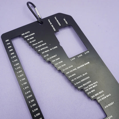 Ammo Case Length Gauge - Cartridge Case Measurement Tool for Brass Reloading