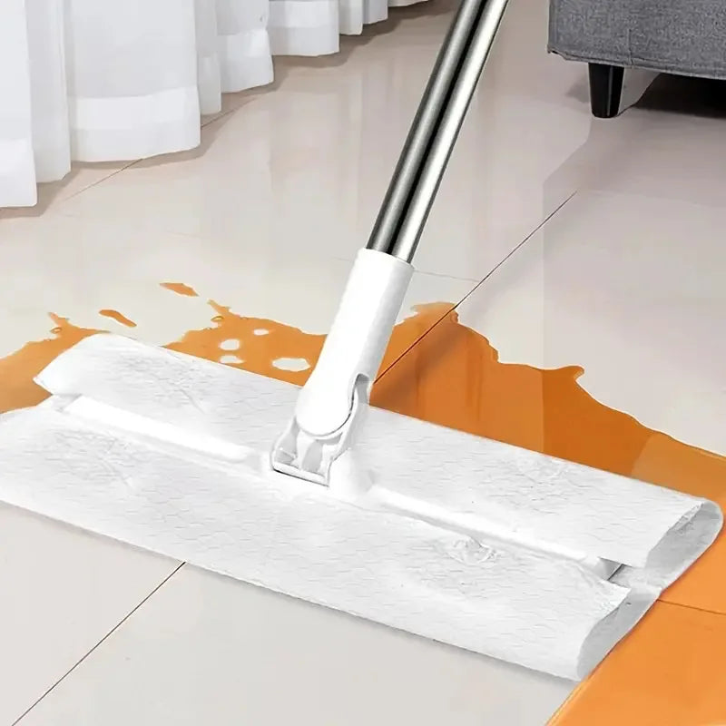 30/200 Pcs Dust Removal Paper Cloths | Disposable Electrostatic Mop Pads for Floor & Tile Cleaning | Household Cleaning Supplies