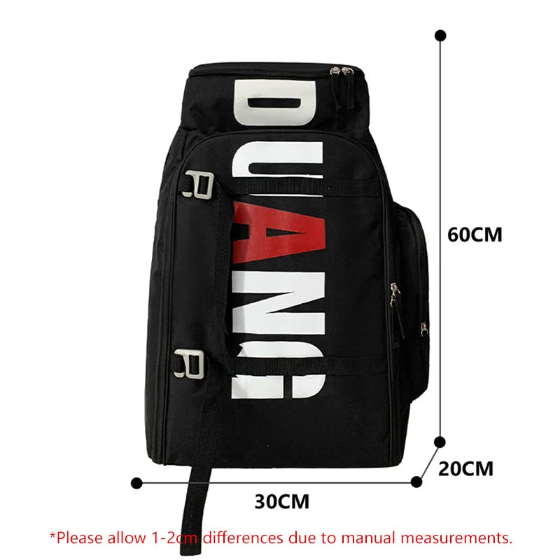 Sport Gym Bag for Men – Large Waterproof Fitness & Travel Backpack, Shoulder/Crossbody Skate Pack with Dry/Wet Compartments