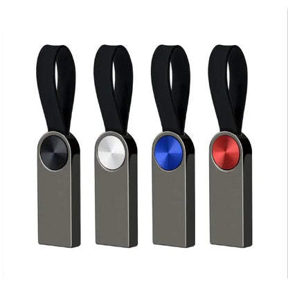 10-Pack Custom Logo USB Ring Flash Drive – Mini Pen Memory Stick 4GB/8GB/16GB/32GB, Perfect Wedding & Photography Gift