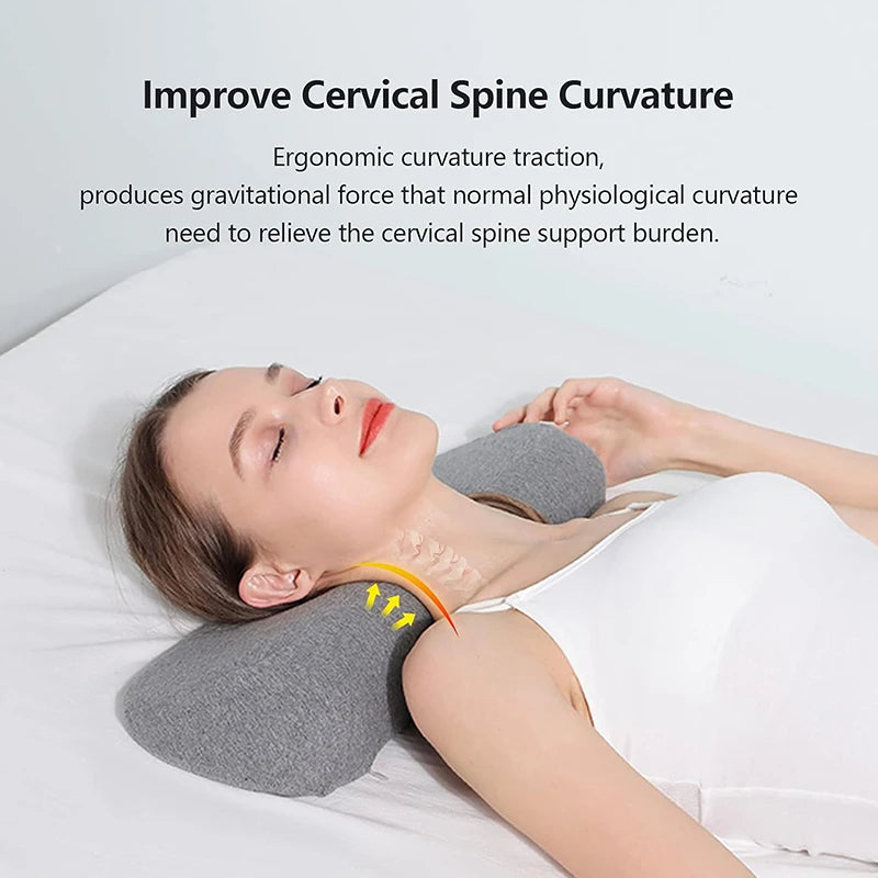 Cervical Memory Foam Contour Pillow – Ergonomic Orthopedic Bed Pillow for Side Sleepers & Neck Support