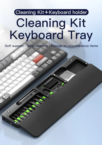 22-in-1 Digital Cleaning Kit – Phone, Camera, Laptop, Keyboard, Headset Brush & Screen Dust Cleaner Gift