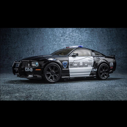 BMB Transformation LS02 Barricade – KO MPM05 Black Mamba MP Action Figure Robot Toy Collection