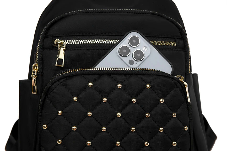 Luxury Designer Women's Oxford Rucksack - High-Quality Small Schoolbag, Youth Student Leisure Backpack, Travel Shoulder Bag