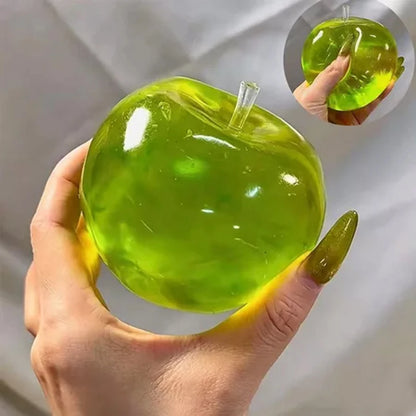 Squishy Apple Fidget Toy - Slow-Rising Fruit Stress Relief & Sensory Toy