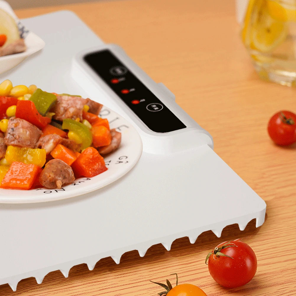 Electric Warming Tray – Adjustable Temperature Smart Silicone Heating Plate for Parties and Family Gatherings