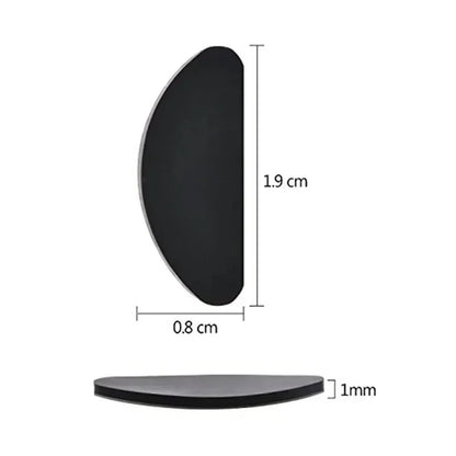 Non-Slip Glasses Nose Pads - Invisible Soft Silicone, Self-Adhesive Nose Holder Stickers for Eyewear Accessories