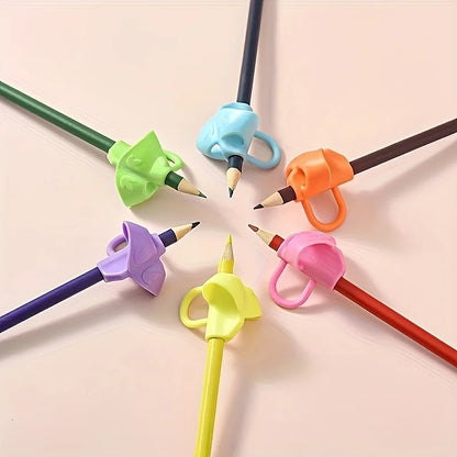 Children’s Silicone Pencil Grip - Writing Posture Corrector and Handwriting Aid for Students